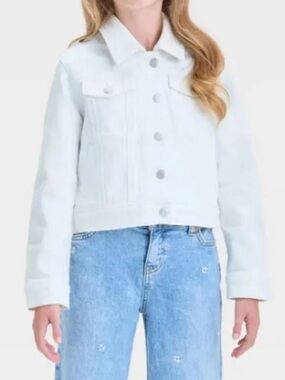 Cat & Jack white denim jacket